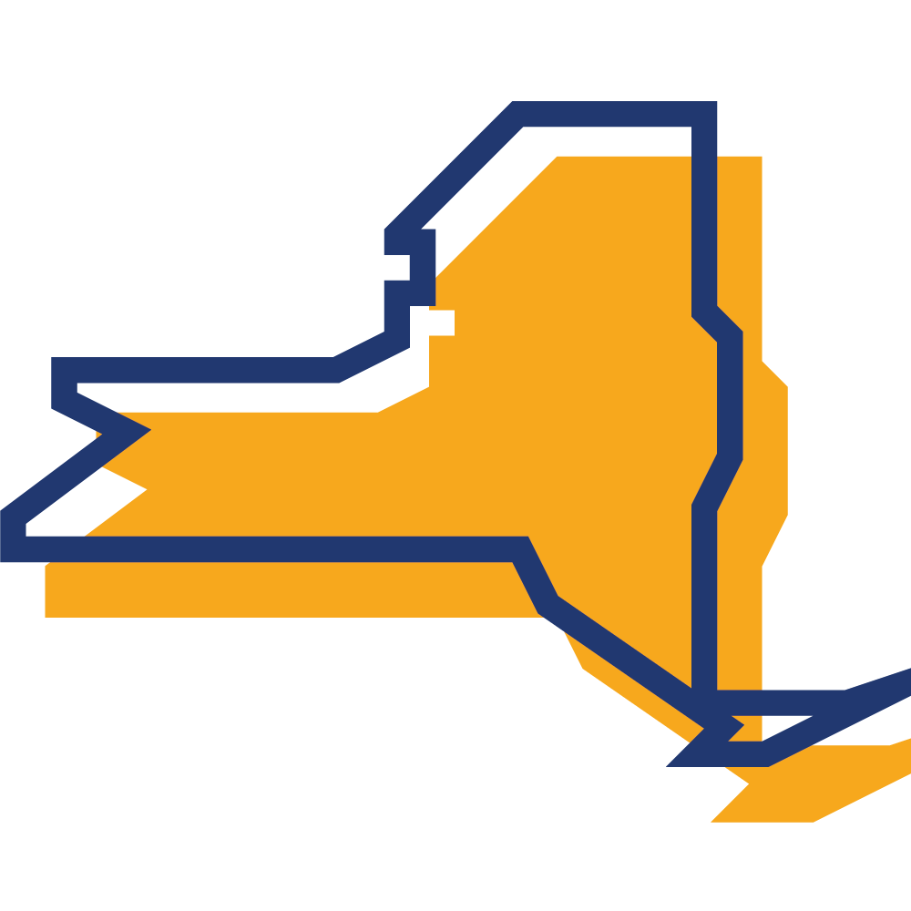 icon of New York State geographic shape